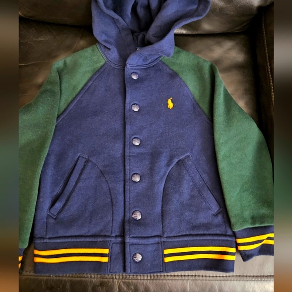 Ralph Lauren Polo Fleece Hoodie Jacket - Picture 2 of 2